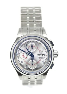 Ball Trainmaster Pulsuhr Edelstahl Uhr CM1010D-SCJ-WH - Bild 1 von 3
