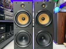 Bowers Wilkins B W DM 603 Speakers 2.5 Way 120 Watts RMS Hi End Work Good Look