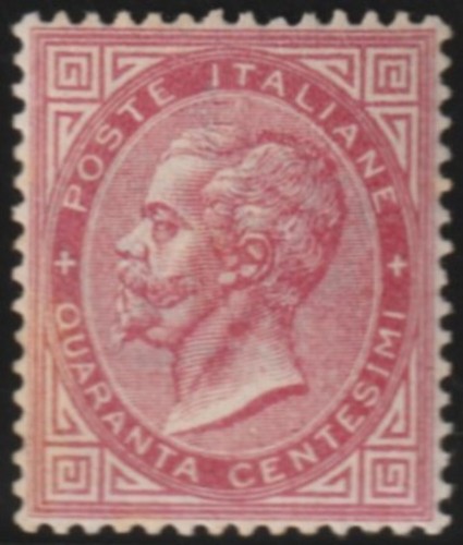 Italia Regno 1863 DLR cent. 40 rosa Londra L 20 Centrato Certificato Diena MH TL - Foto 2 di 4