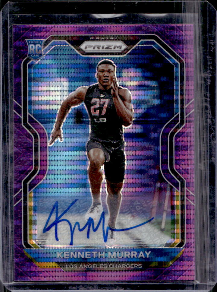 2020 Prizm Kenneth Murray Purple Pulsar Prizm Rookie Auto Autograph RC #327