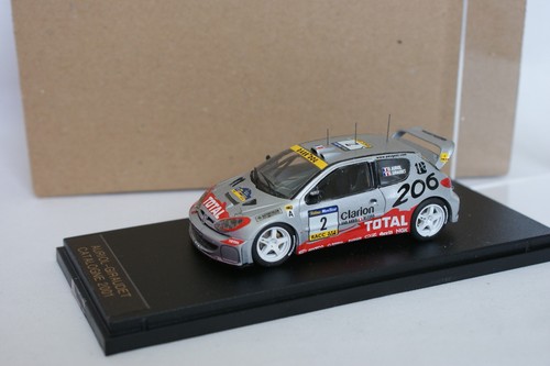 Décalcomanies 1/43 PEUGEOT 206 WRC – Jean Joseph – Rallye D'Espagne Catalogne 2001 – Modèle De Collection
