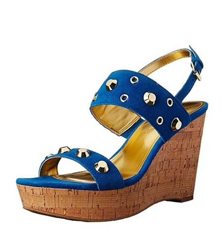 Ivanka Trump Women's Gitty, Blue Suede, 8 M US - Picture 3 of 4