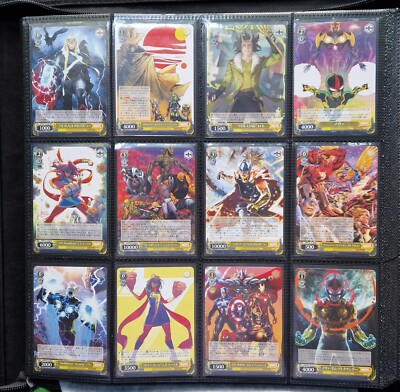 Weiss Schwarz Marvel Vol.2 100% Komplettsatz (C,UC,CR,RR) Mappe nicht enthalten