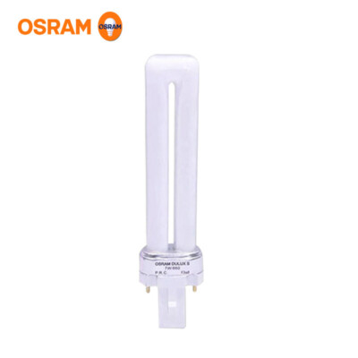 OSRAM DULUX S BLUE 9W/71 G23 Lamp 2 pins Tube equal RADIUM Ralutec 9W71 UVA Bulb