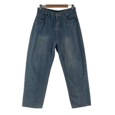 No brand Wide denim blue mens
