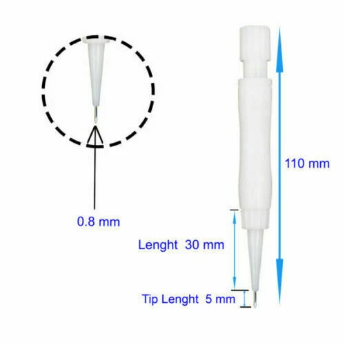 Implante de cabello Choi Implantador Pluma Implante de folículo Mejor Calidad Conjunto de 10 piezas Foto 3 de 4
