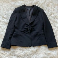 Lafayette 148 Ruched Virgin Wool Blazer