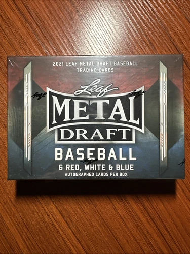 2021 LEAF METAL DRAFT BASEBALL RED WHITE BLUE  Ver. Sealed Hobby Box OHTANI WITT