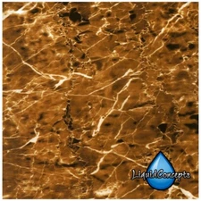 Hydrographic Film | Hydro Dip Film | Brown and White Marble 19" x 7 Feet