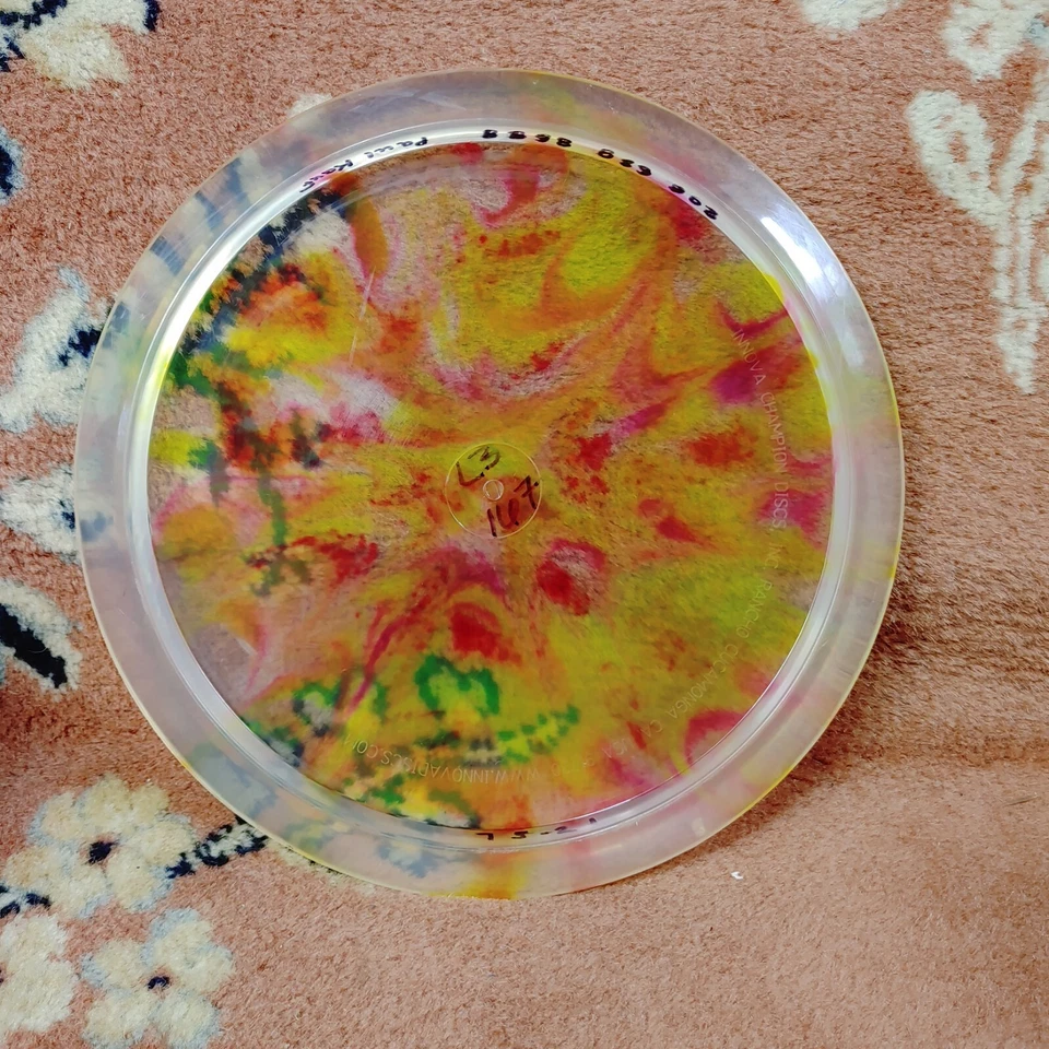 Innova Champion Leopard 3 170G Custom Dyed F2 Fairway Driver Disc Golf Used Ink - Image 3 of 4