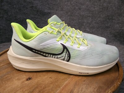 Nike Air Zoom Pegasus 39 Barely Green Volt Athletic Running Shoes Mens Size 12