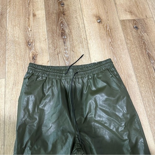 Sans Souci Pantalone Jogger Donna Verde Scuro Conico Caviglia con Cravatte Taglia M Nuovo con etichette - Foto 4 di 8
