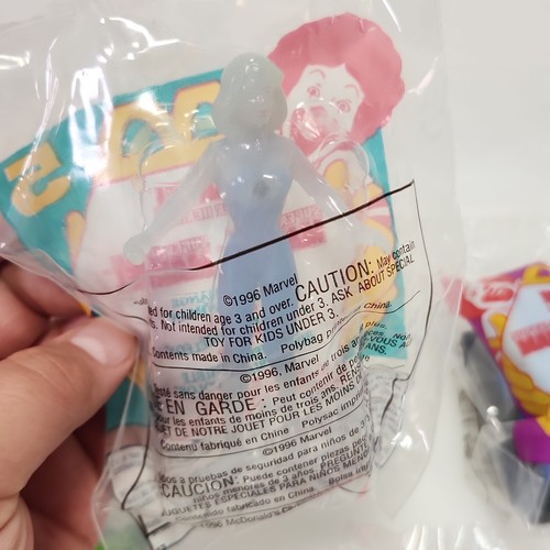 SEALED McDonald's 1996 Marvel Super Hero Toys - Complete Set of 8 New Hulk Thing - Picture 9 of 10