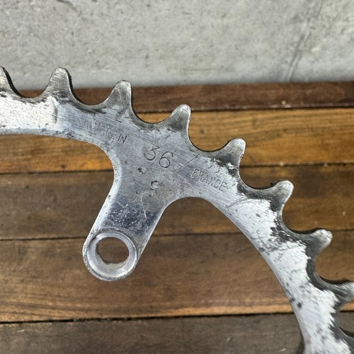 Vintage TA 36t Chainring 36 Tooth 6 Arm Bolt Sprocket Eroica Alloy Road Bike - Picture 6 of 9