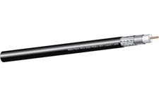 1000' West Penn Wire 6350 RG6 HD-SDI Coax Cable - BLACK / Equival. Belden 1694A