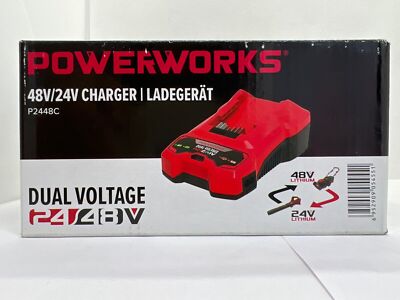 Powerworks Charger Ladegerät P2448C - 48V / 24V auch passend zu Greenworks