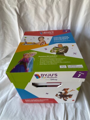 BYJU'S Magic Workbooks 1st Grade Age 5-7 Premium Edition Disney Pixar Characters