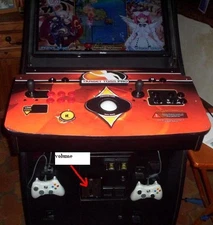 Volume controller for MAME Hyperspin Cabinet computer speakers cable 3.5mm