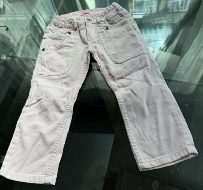 ROBERTO CAVALLI ANGELS GIRLS DENIM PANTS-PINK-SIZE:3 YEARS-EXCELLENT CONDITION!