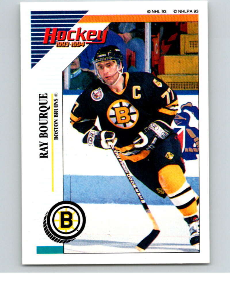 1993-94 Panini Stickers #10 Ray Bourque  Boston Bruins V80402