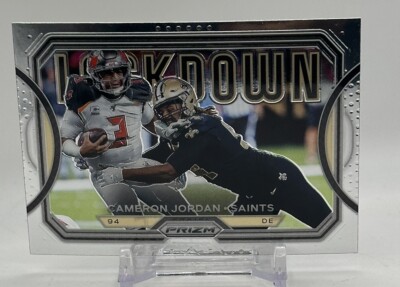 2020 Panini Prizm Lockdown #5 New Orleans Saints- Cameron Jordan      