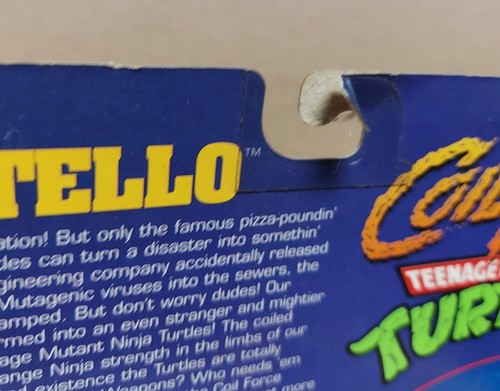 Teenage Mutant Ninja Turtles Coil Cool Donatello Figure New Playmates 1996 - Picture 5 of 9