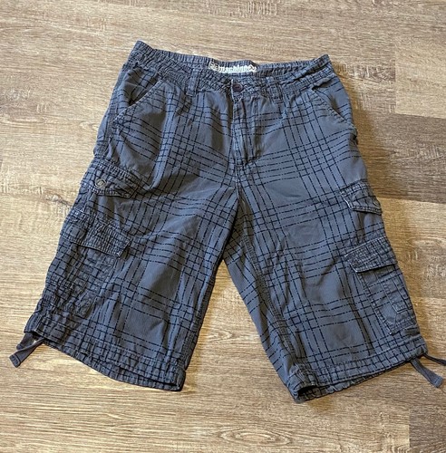 Machine 30 Men’s 31.5x13, Gray/Black Cargo Shorts 100% Cotton, Style# 65S04042