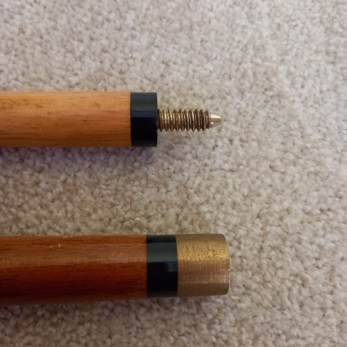 Pool Cue Snooker Cue 2 Piece 142.5cm 16oz - Picture 2 of 10