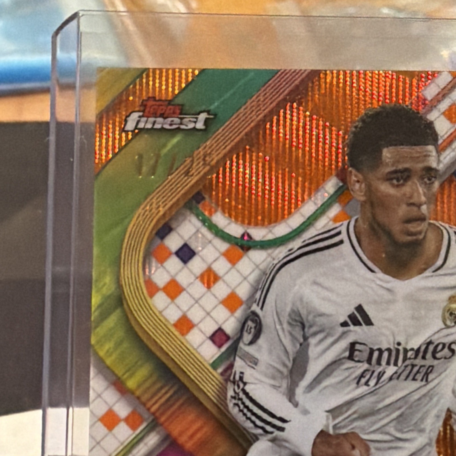 Topps Finest UEFA Club Competitions 2024-25 Bellingham Auto BA-JU Real Madrid view 2