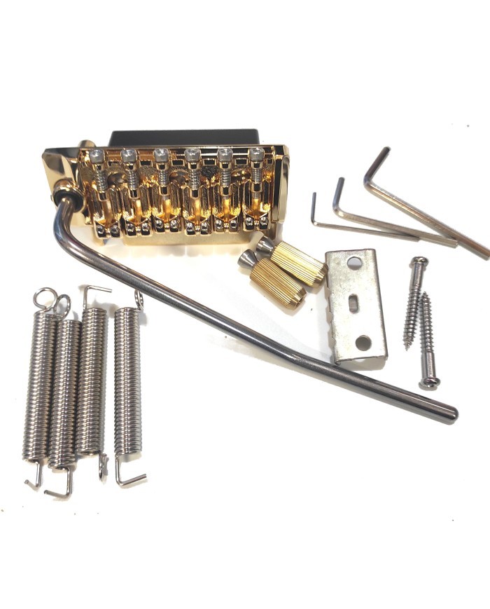 Tremolo 2 points 56mm Gold contre la casse des cordes avec pontets de 10.8mm