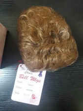 New NOS Bell Doll Wig - TRIXY  Size 13 - 14 Auburn Color - Full Head of Curls