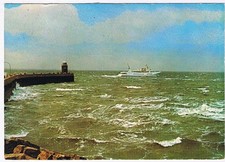 Germany Postcard Nordseebad Busum Sturmische Brise North Sea Cruiser