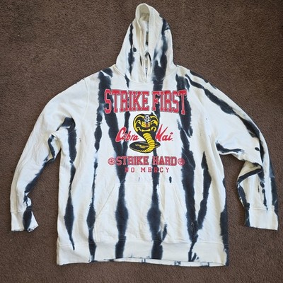 Pullover Hoodie Cobra Kai Strike First Tie Dye 3XL New With Tags Bioworld