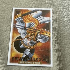 2024 Skybox Marvel Masterpieces ‘92 Platinum Shatterstar Canvas #74
