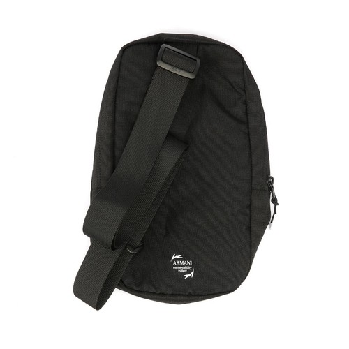 Ea7 train core large polyester men s black cross bag ebay
