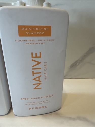 Native Sweet Peach & Nectar Shampoo & Conditioner, 34 fl oz. / 1 Liter each New - Picture 2 of 8