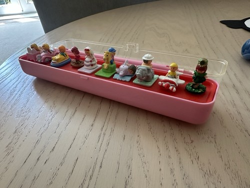Polly Pocket Ring Case Set Vintage - Complete Set With 10 Rings And Figures