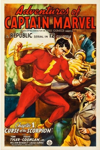 ADVENTURES OF CAPTAIN MARVEL 1941  CLIFFHANGER SERIAL ON 2 DVDR TOM TYLER  STARS