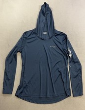 Columbia PFG Hoodie Men  s Size XL Blue Lightweight Long Sleeve Pullover