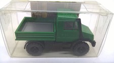 Wiking 376 Unimog U U 140 Pritsche grün schwarz (45)