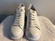 Alexander McQueen Oversized Low Top Leather Sneakers Shoes-Size 8.5 US (39 1/2)
