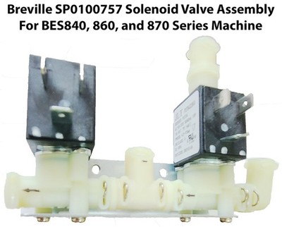 Breville SP0100757 Solenoid Valve Assembly - BES840, 860, and 870 Series Machine
