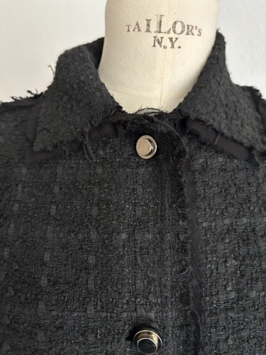 ZARA Woman Design Jacke Usedlook schwarz NEU - Bild 3 von 13
