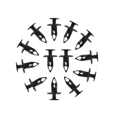 100PCS 8mm Bumper Clips Retainer Auto Car Plastic Rivets Fastener Fender Push