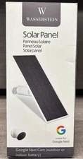 Wasserstein Solar Panel for Google Nest Cam (Battery) 2.5W - White