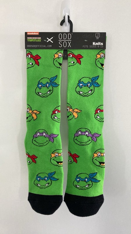 Teenage Mutant Ninja Turtles TNMT Men’s Socks NWT New Odd Sox Nickelodeon
