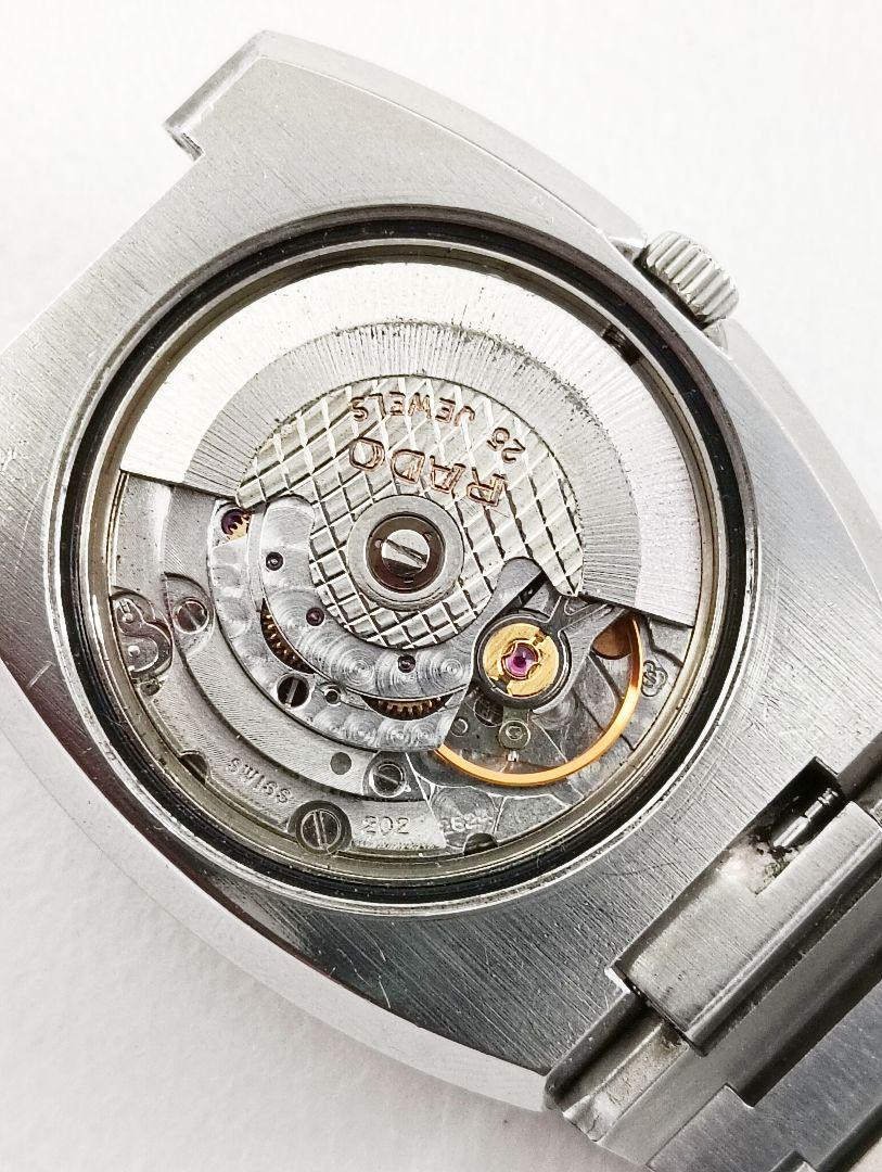 RADO 「SCHEIDEGG」 Rado Men Wristwatch Scheidegg Brown Round Silver Automatic