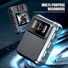 4K 1080P Audio Video DVR IR Night Cam Camcorder Mini Police Body Camera Outdoor