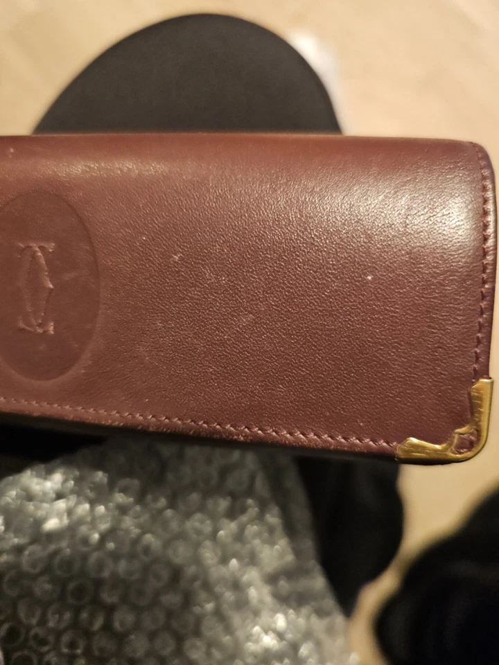 Vintage Cartier Leather Sunglasses Case - Bild 2 von 4