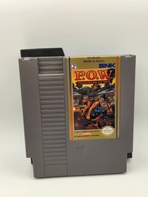 P.O.W. Prisoners of War (Nintendo, NES 1989) CIB Complete in Box! Good Shape